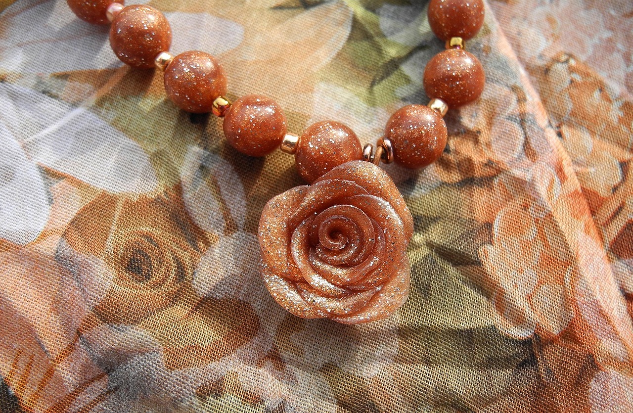 jewellery, medal, necklace, rose, beads, pearl, fashion, play-doh, polymer clay, autumn colours, autumn, polymer clay, polymer clay, polymer clay, polymer clay, polymer clay