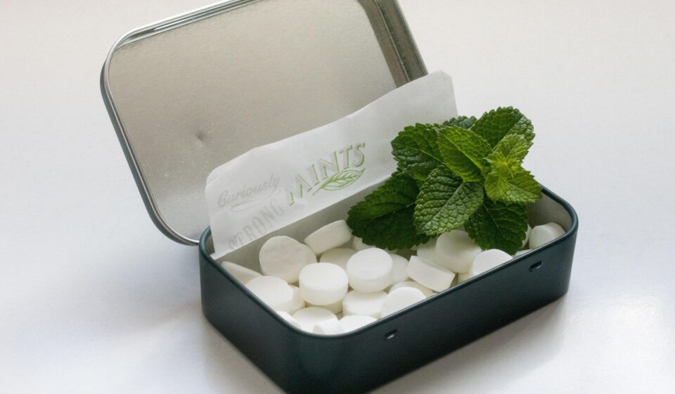 candies, measure, menthol, leaves, box, nature, expanded, cold, mints
