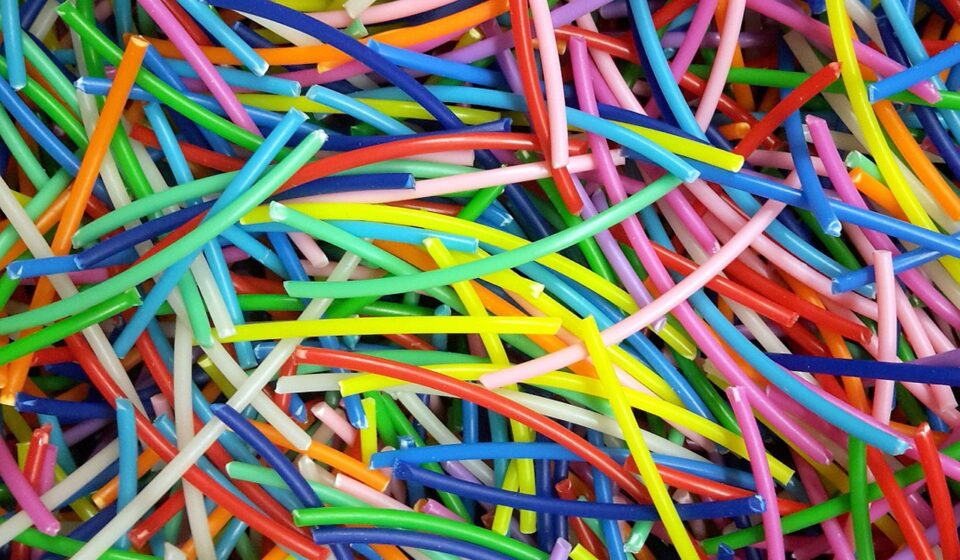 to dye, pla, plastic, threads, chopsticks, structure, multicoloured, nature, rainbow, confetti