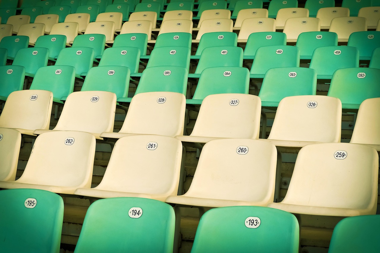 stadium, seats, chairs, sit, auditorium, grandstand, rows of seats, seat numbers, plastic, plastic seats, seating, stadium, stadium, stadium, stadium, seats, chairs, plastic, plastic, plastic, plastic, plastic