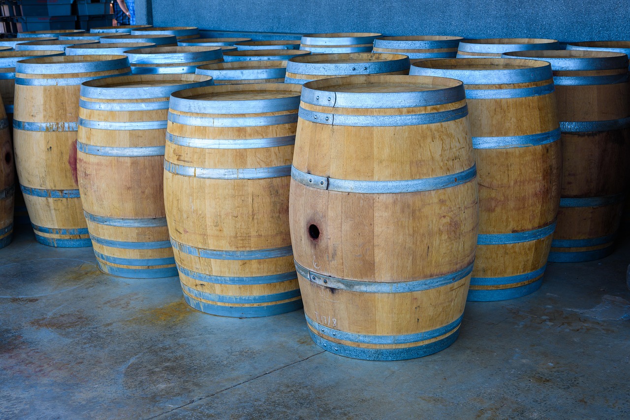 wine barrels, wine, barrel, wooden barrel, wooden barrels, winery, storage, wine storage